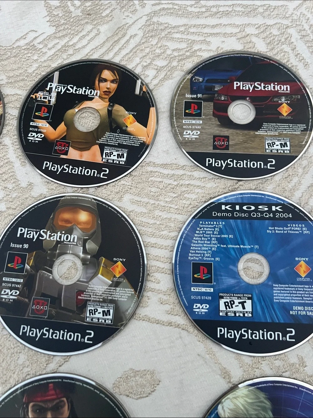 PlayStation 2 Demo Discs Lot of 9 Selling Untested AS-IS